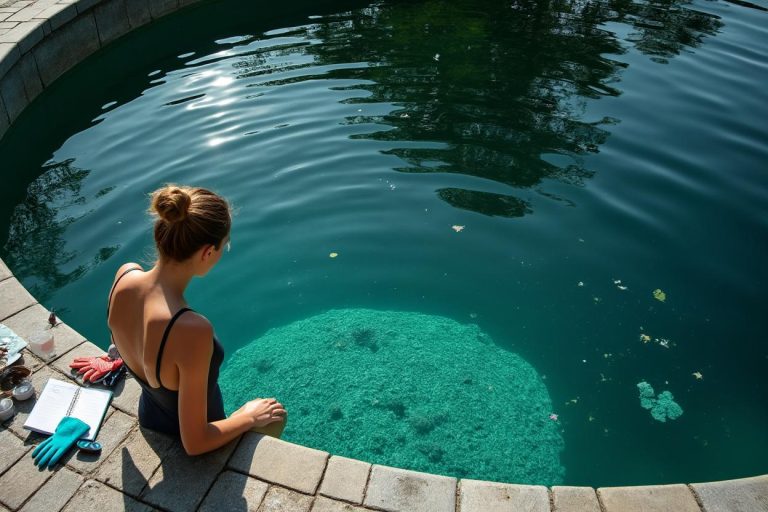 Peut-on se baigner dans une piscine trouble ?
