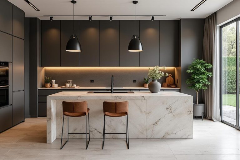 Une cuisine haut de gamme qui se fond dans votre intérieur